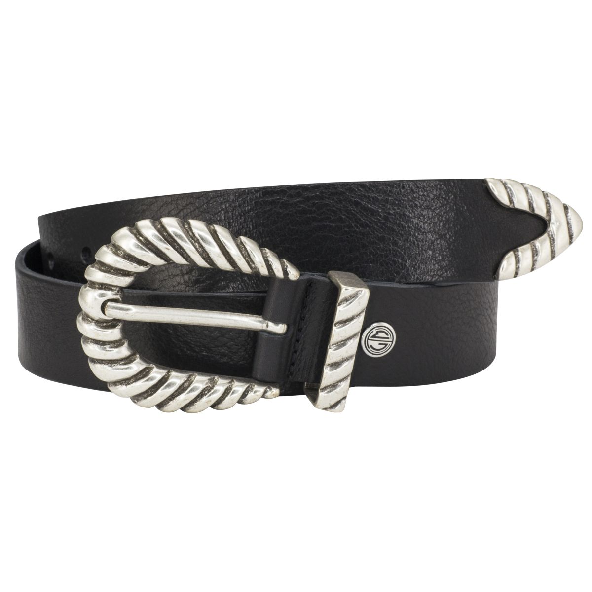Gürtel Damen schwarz LINDENMANN Ledergürtel Damen echtes Leder 35 mm  schwarz