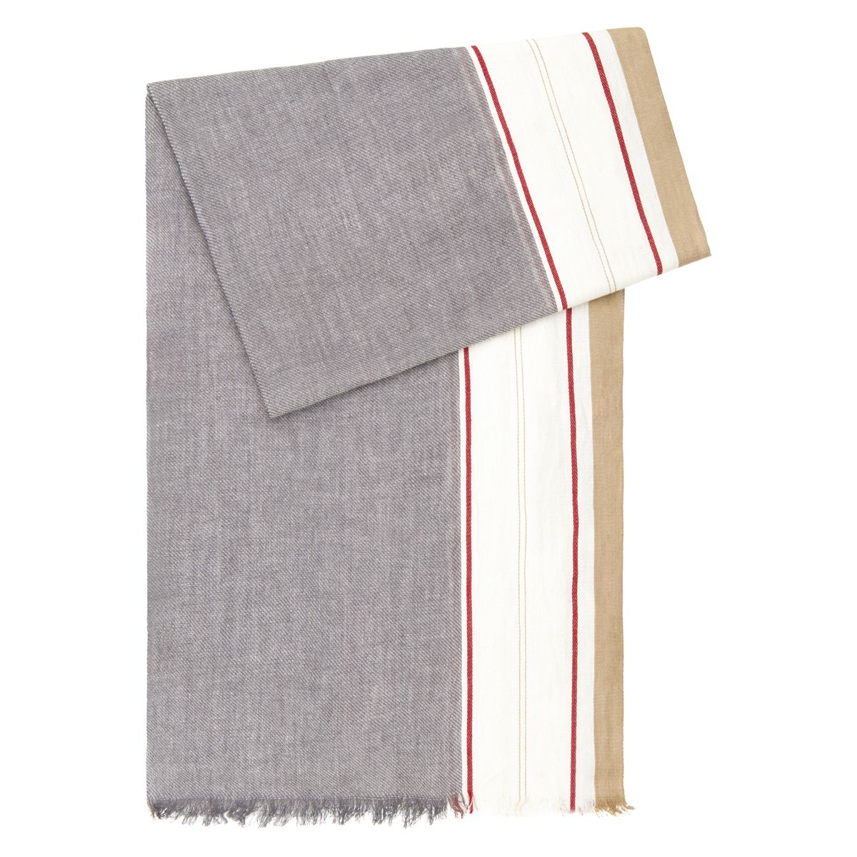 LINDENMANN Schal Herren / Textil-Schal Herren grau