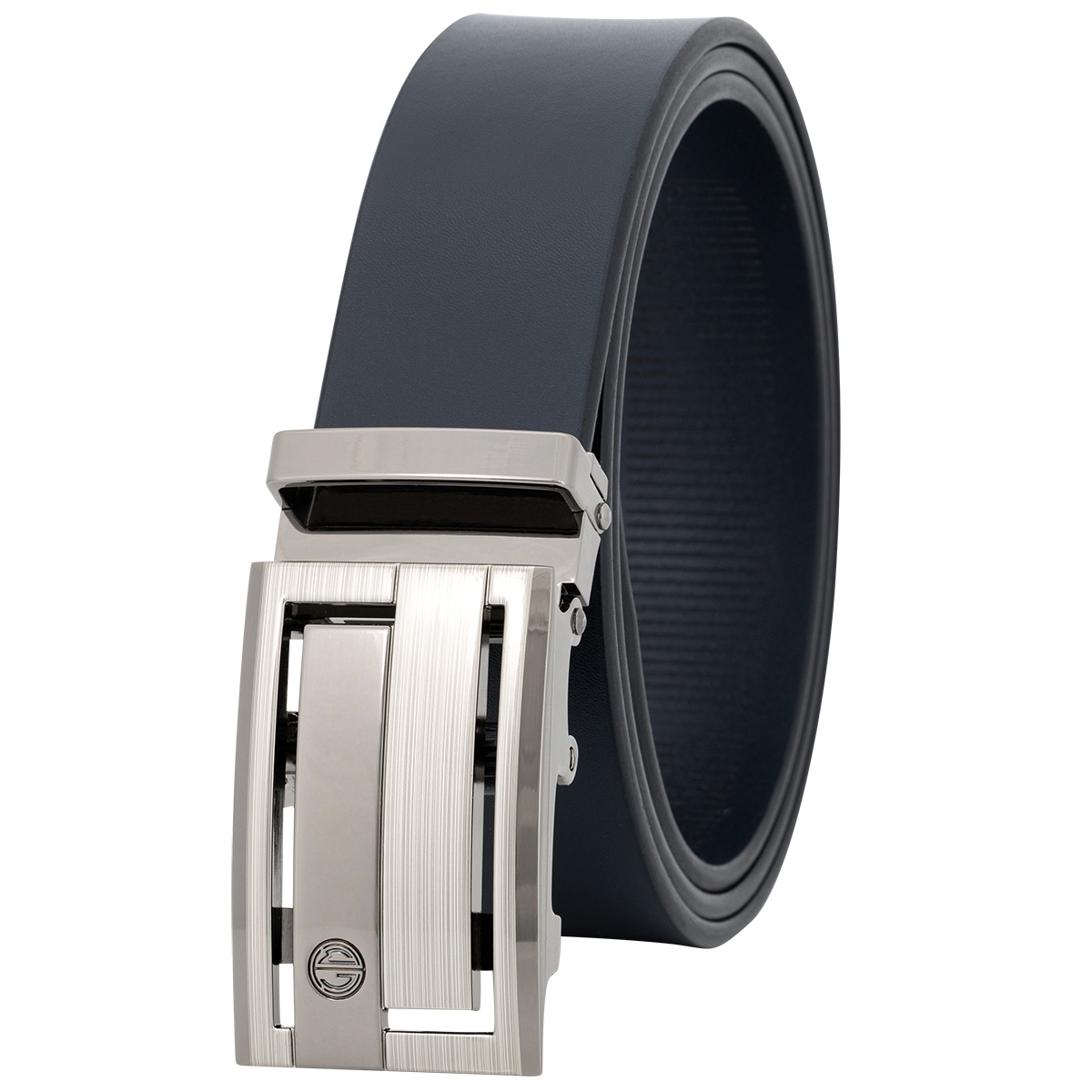 LINDENMANN Ledergürtel Automatikgürtel Herren blau