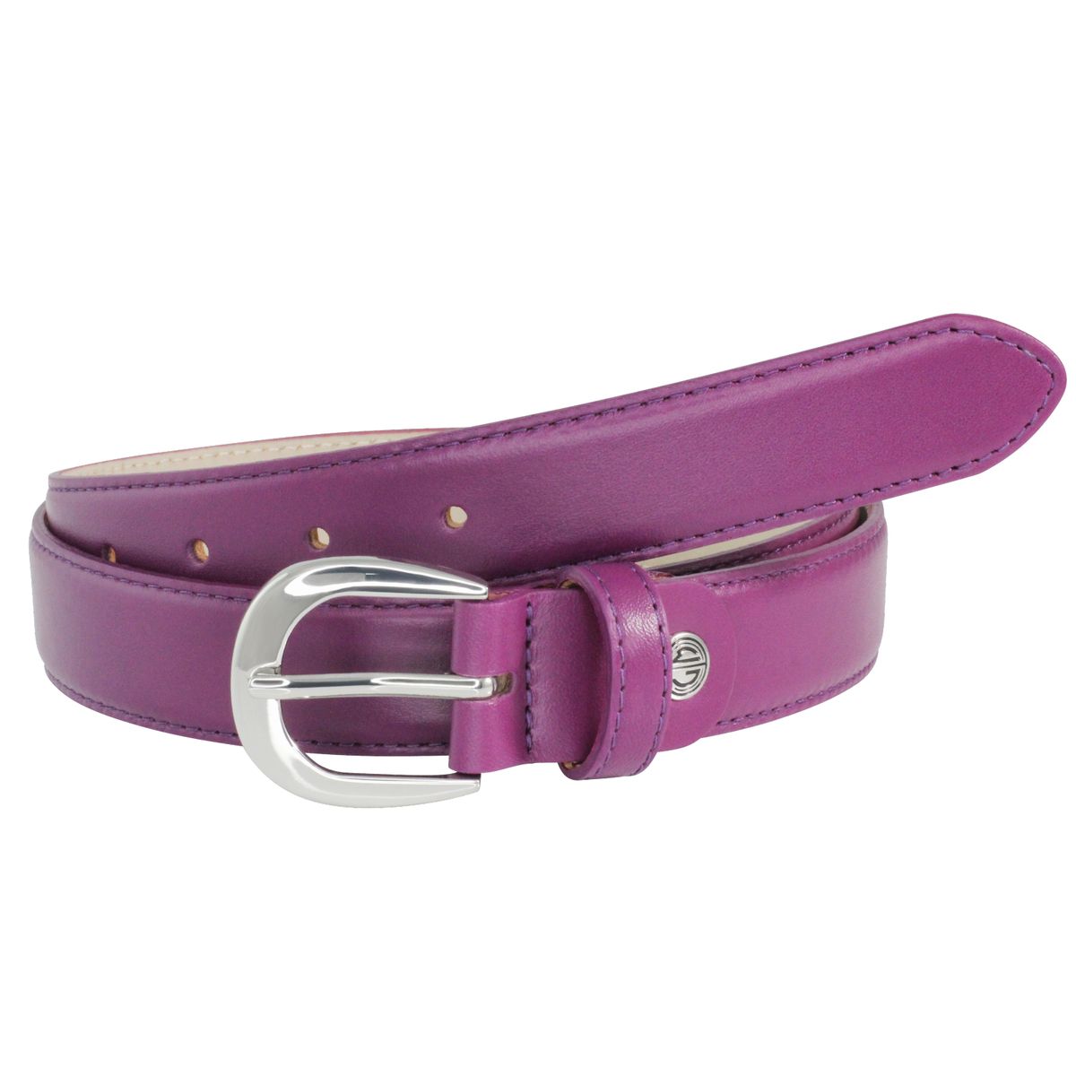 LINDENMANN Ledergürtel Damen 30 mm Nappa-Leder violett