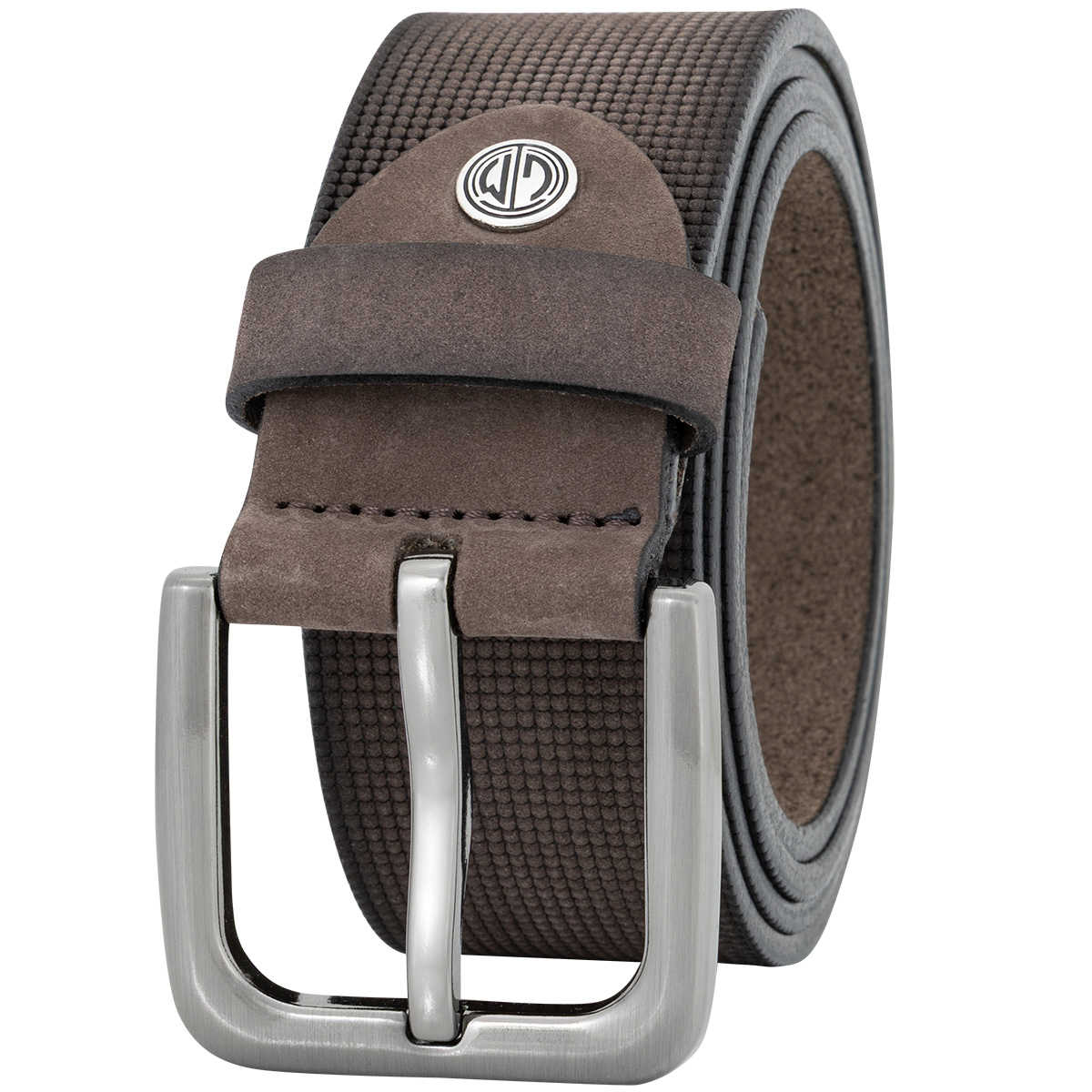 LINDENMANN Vollrindledergürtel Herren Schokoladenbraun