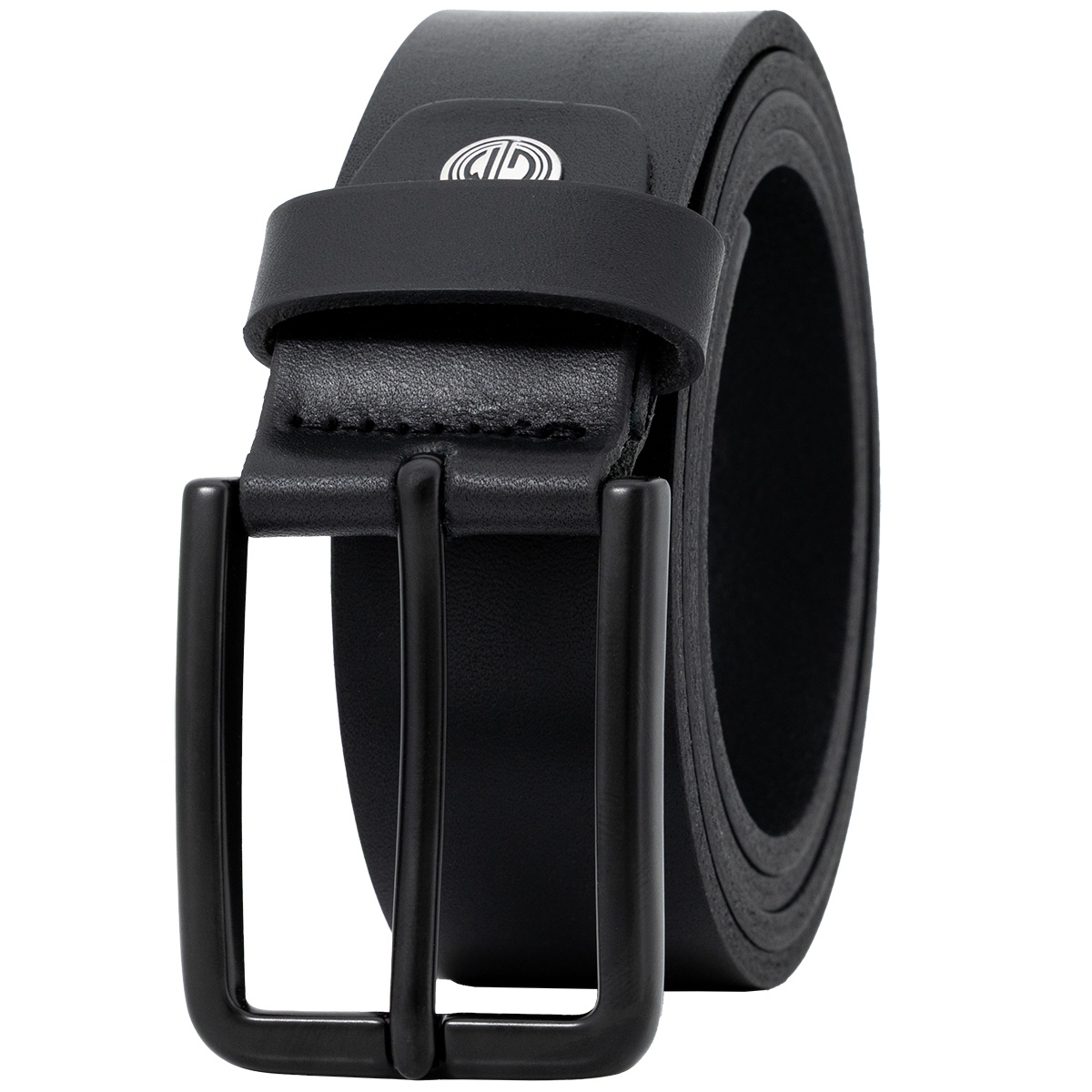 LINDENMANN Herren Jeansgürtel Echtleder schwarz