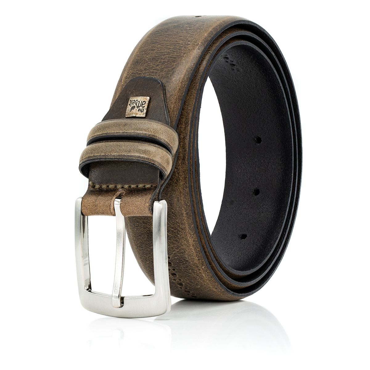LINDENMANN Premium-Herren-Leder-Gürtel