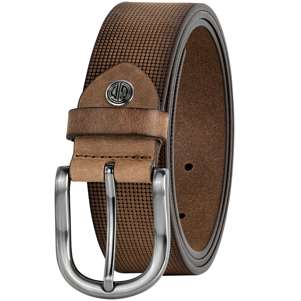 LINDENMANN Vollrindsleder Damengürtel Nussbraun