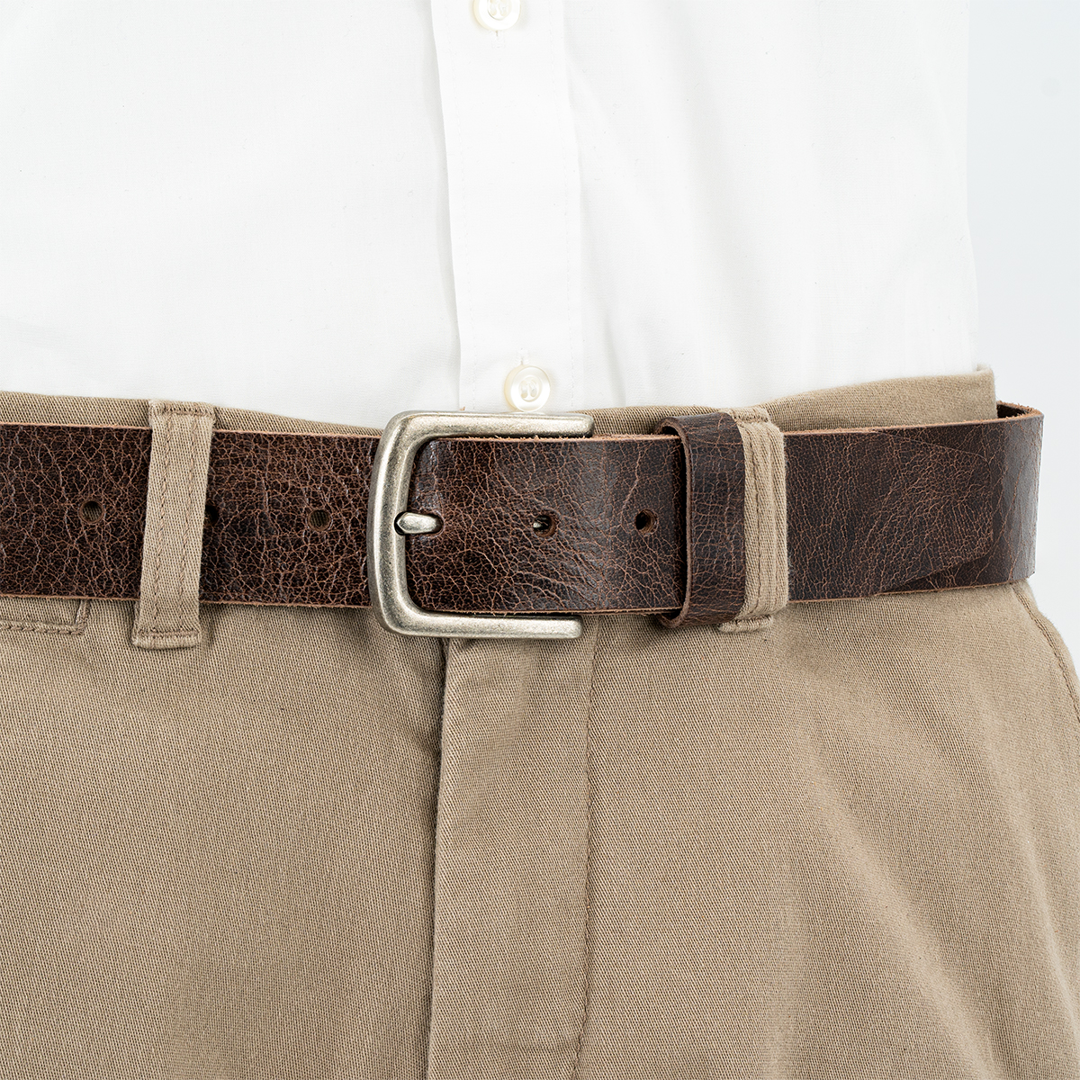 LINDENMANN Ledergürtel Herren braun