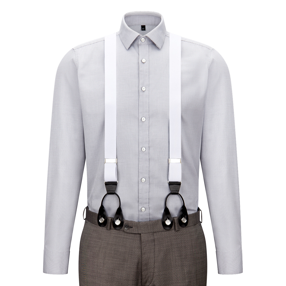 Hosenträger LINDENMANN weiss