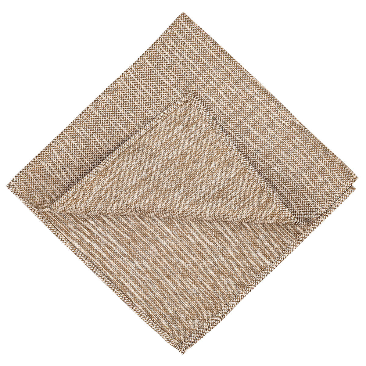 LINDENMANN Einstecktuch melange Herren, beige