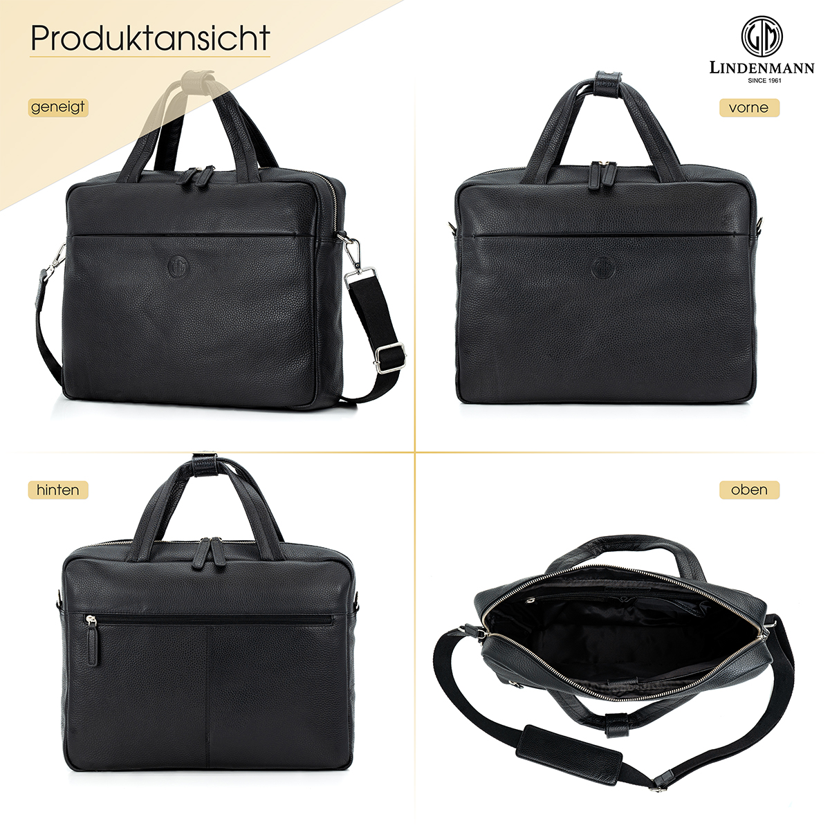 Lindenmann Businesstasche schwarz