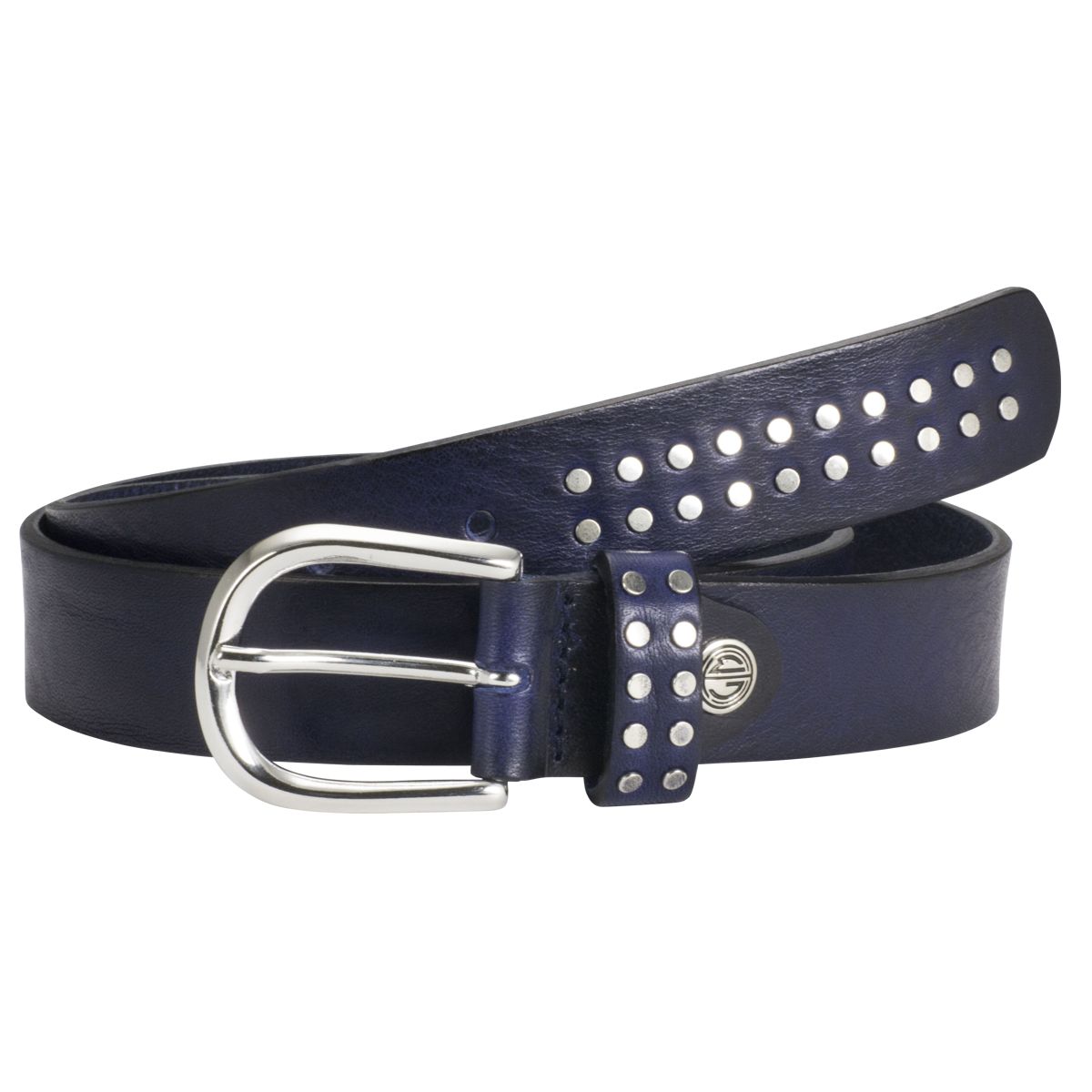 Gürtel Damen blau LINDENMANN Ledergürtel Damen 30 mm  blau