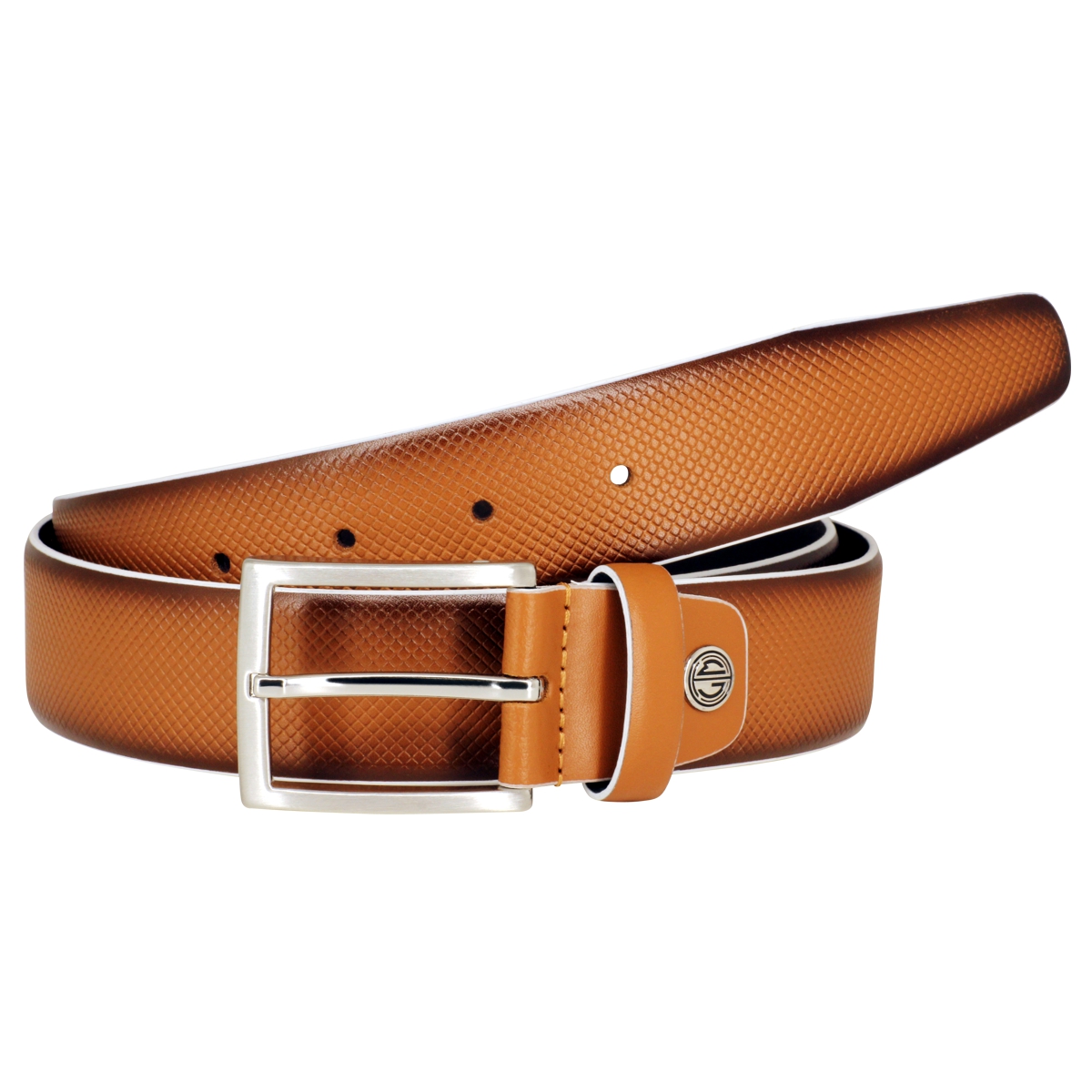 LINDENMANN Rindledergürtel Herren 35 mm Vollrind cognac