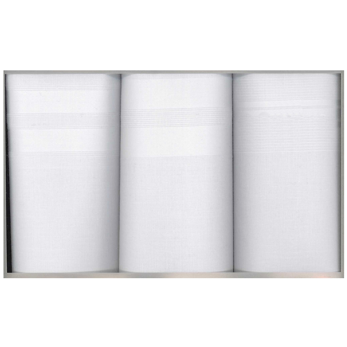 LINDENMANN Taschentücher für Herren 3-er Packung weiss LINDENMANN Taschentücher für Herren 3-er Packung weiss