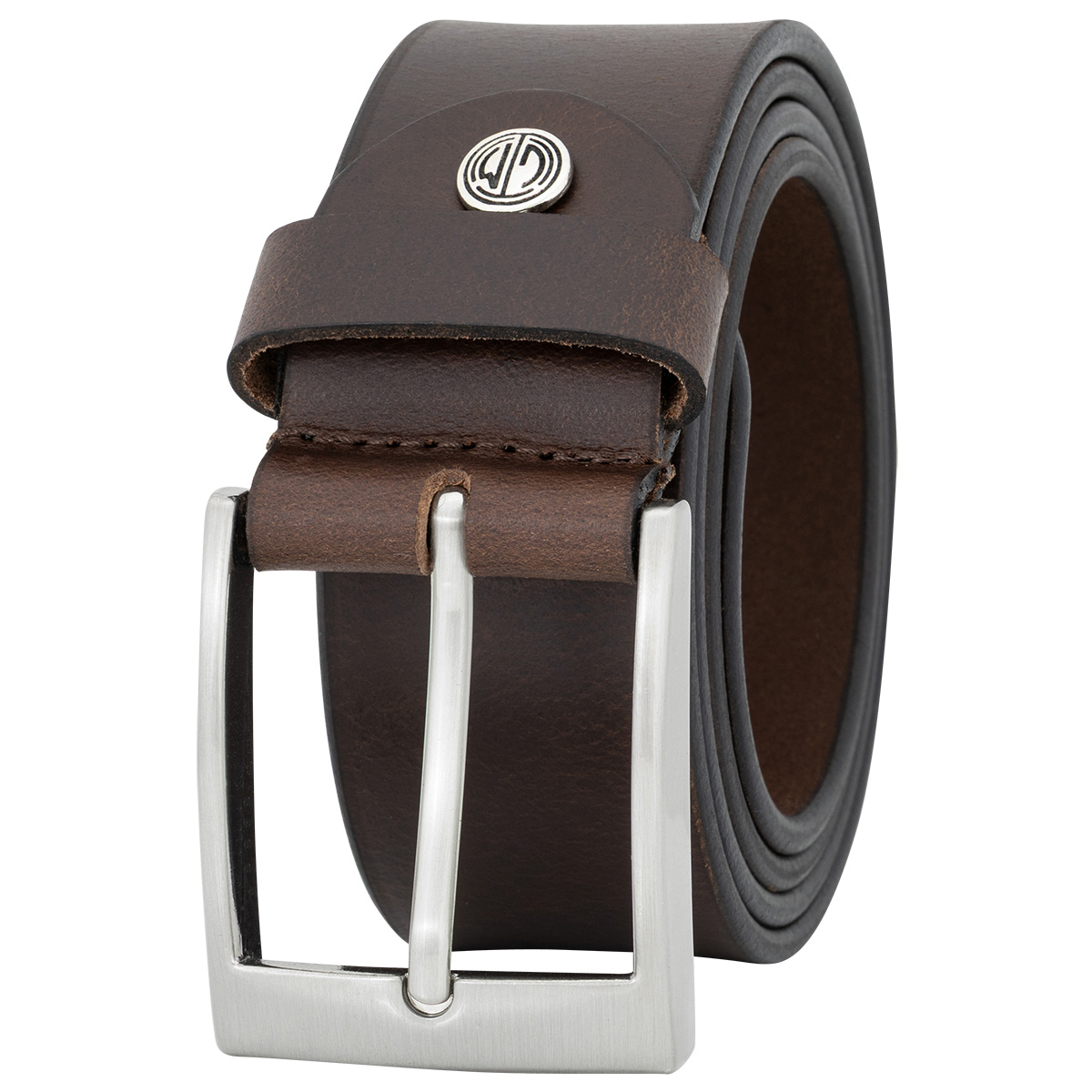 LINDENMANN Vollrindleder Herrengürtel Schokoladenbraun LINDENMANN Vollrindledergürtel Herren Schokoladenbraun