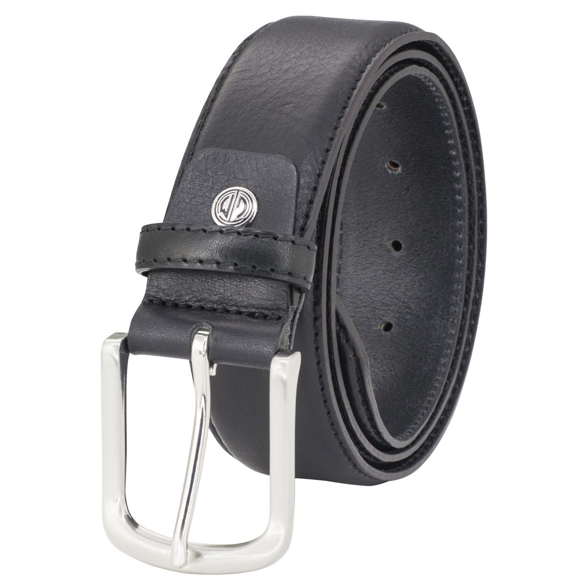 LINDENMANN Ledergürtel Herren, schwarz 40 mm Vollrindleder Jeansgürtel
