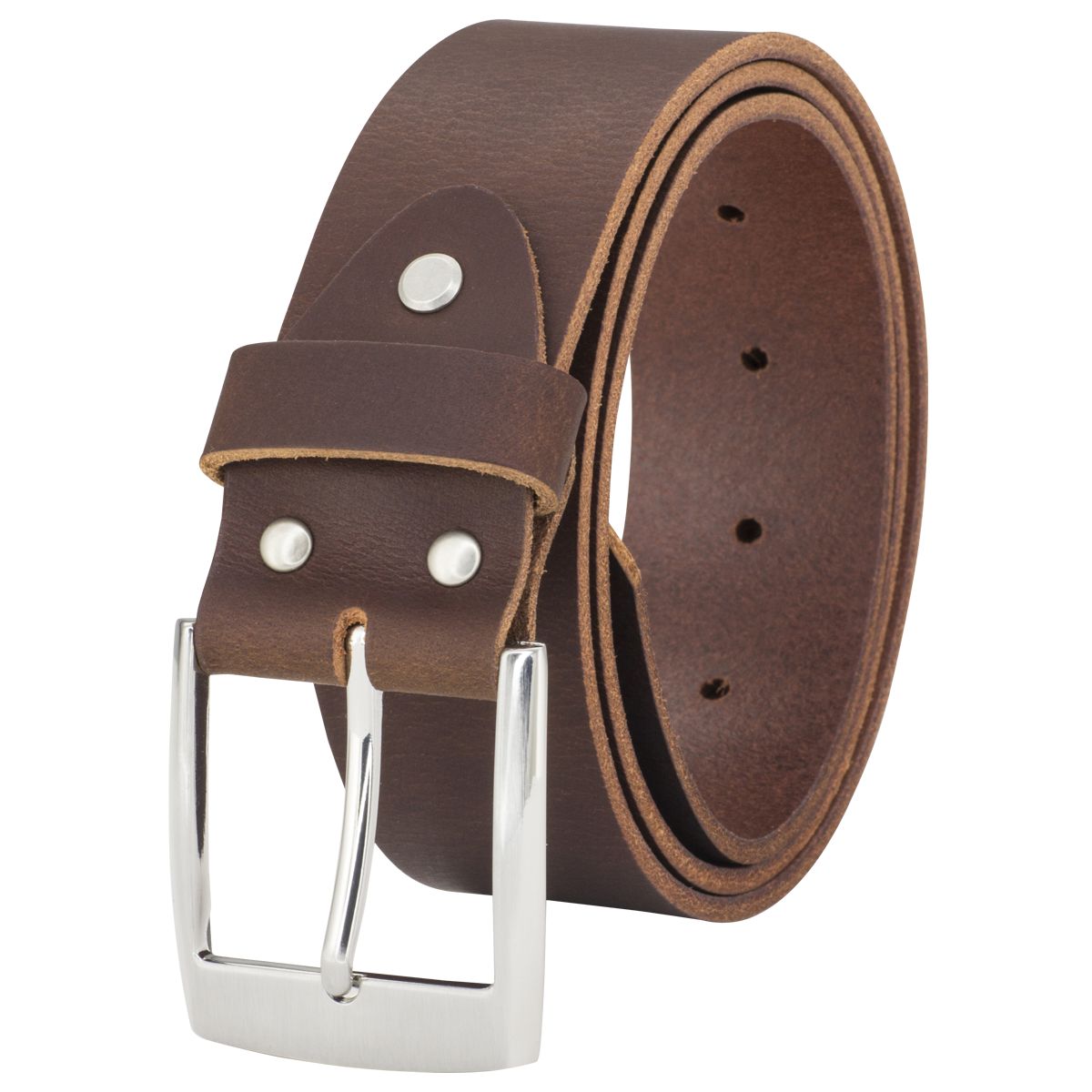 LINDENMANN Ledergürtel Herren braun