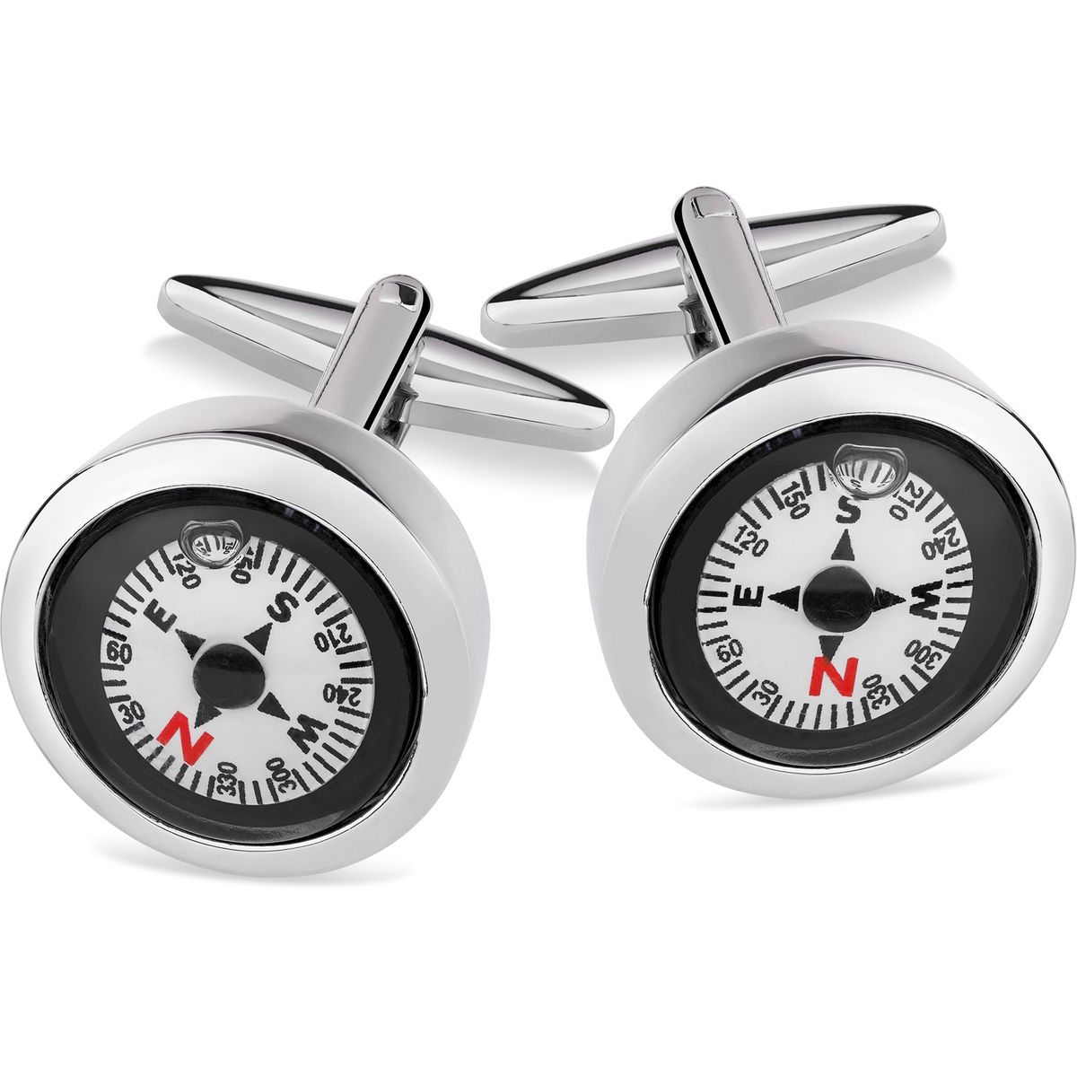 LINDENMANN Manschettenknöpfe Mechanik Silber LINDENMANN Manschettenknöpfe Herren Business Hochzeit