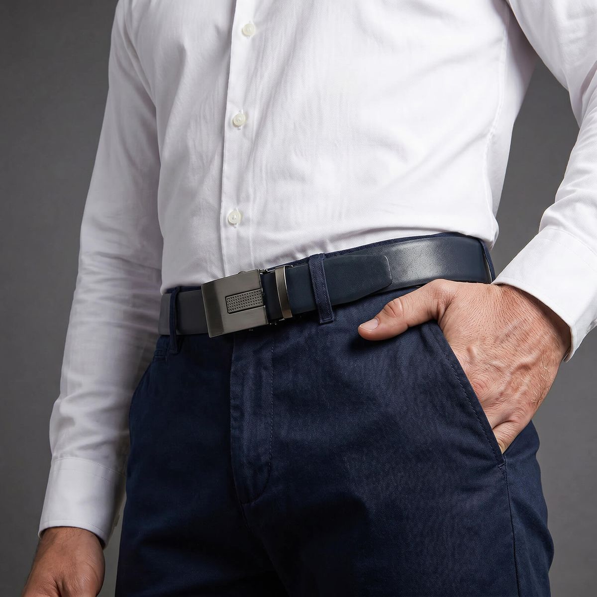 Hemd, Weiß, Gürtel, Ledergürtel, Hose,
