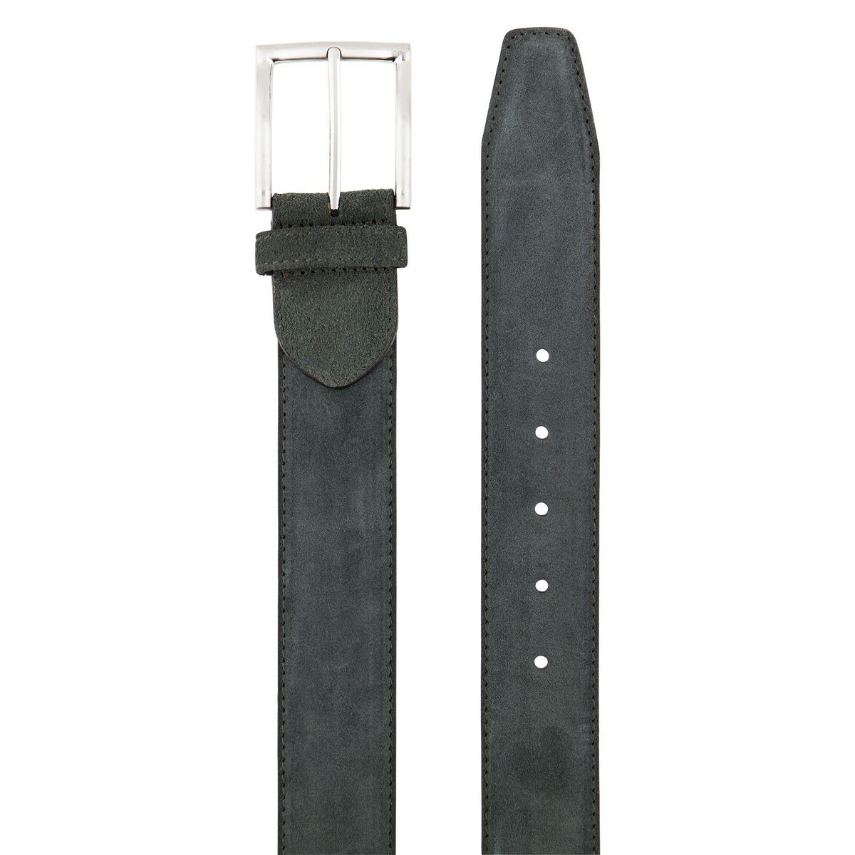 LINDENMANN Herrengürtel Leder grün