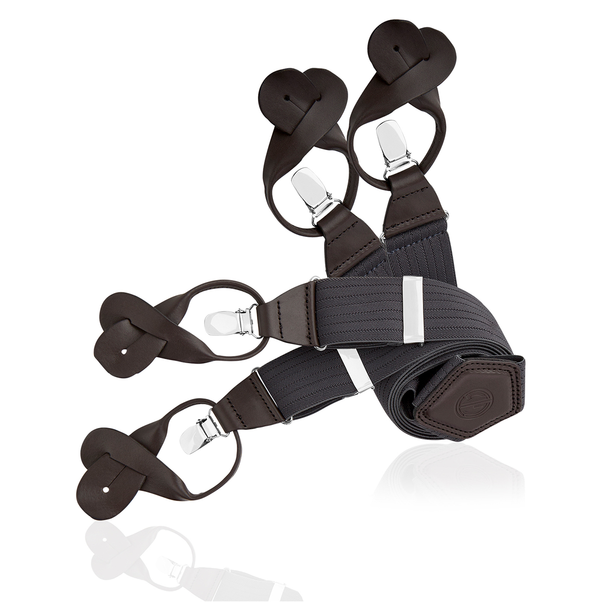 Hosenträger LINDENMANN grau