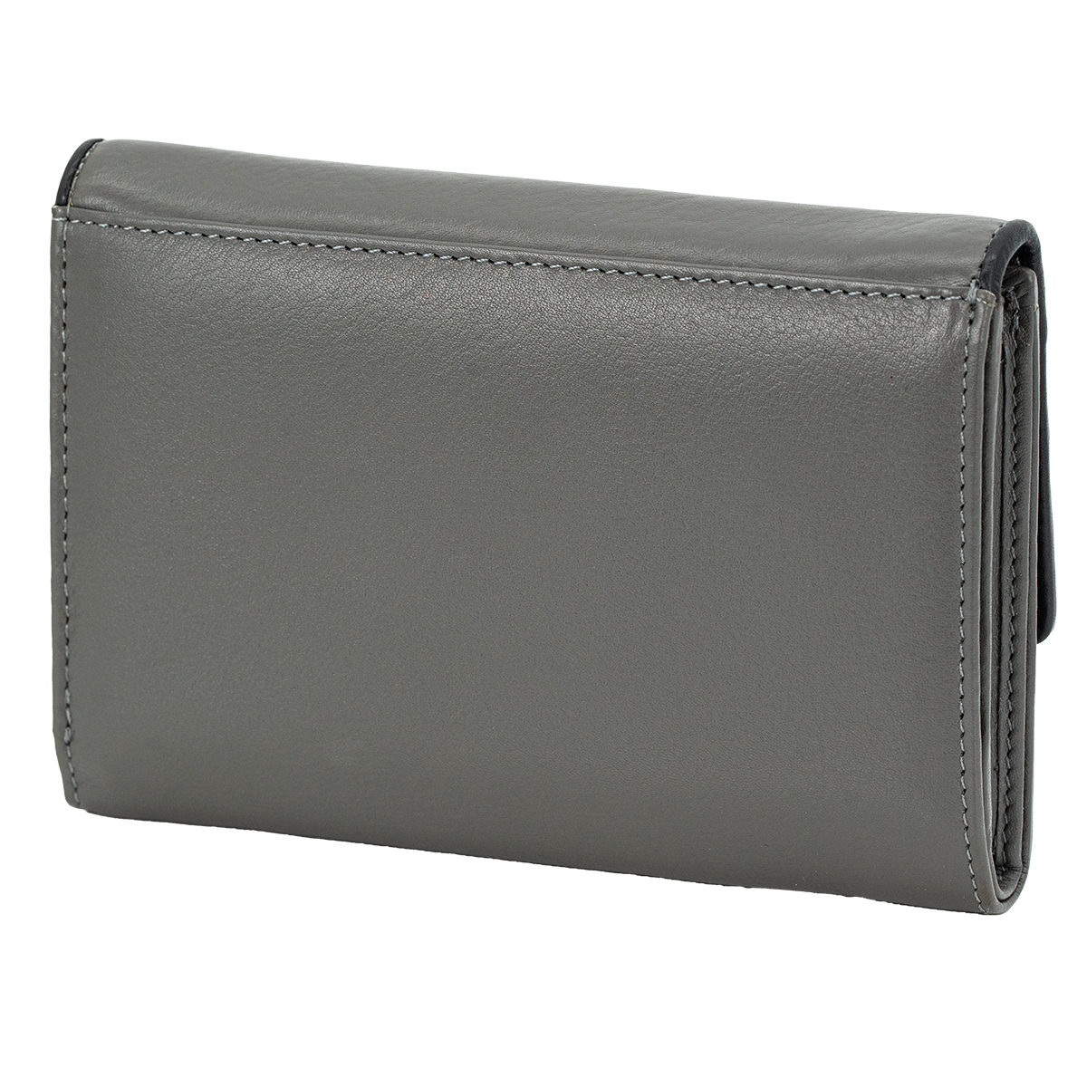 LINDENMANN Damen Leder Geldbeutel grau LINDENMANN Damen Leder Portemonnaie grau