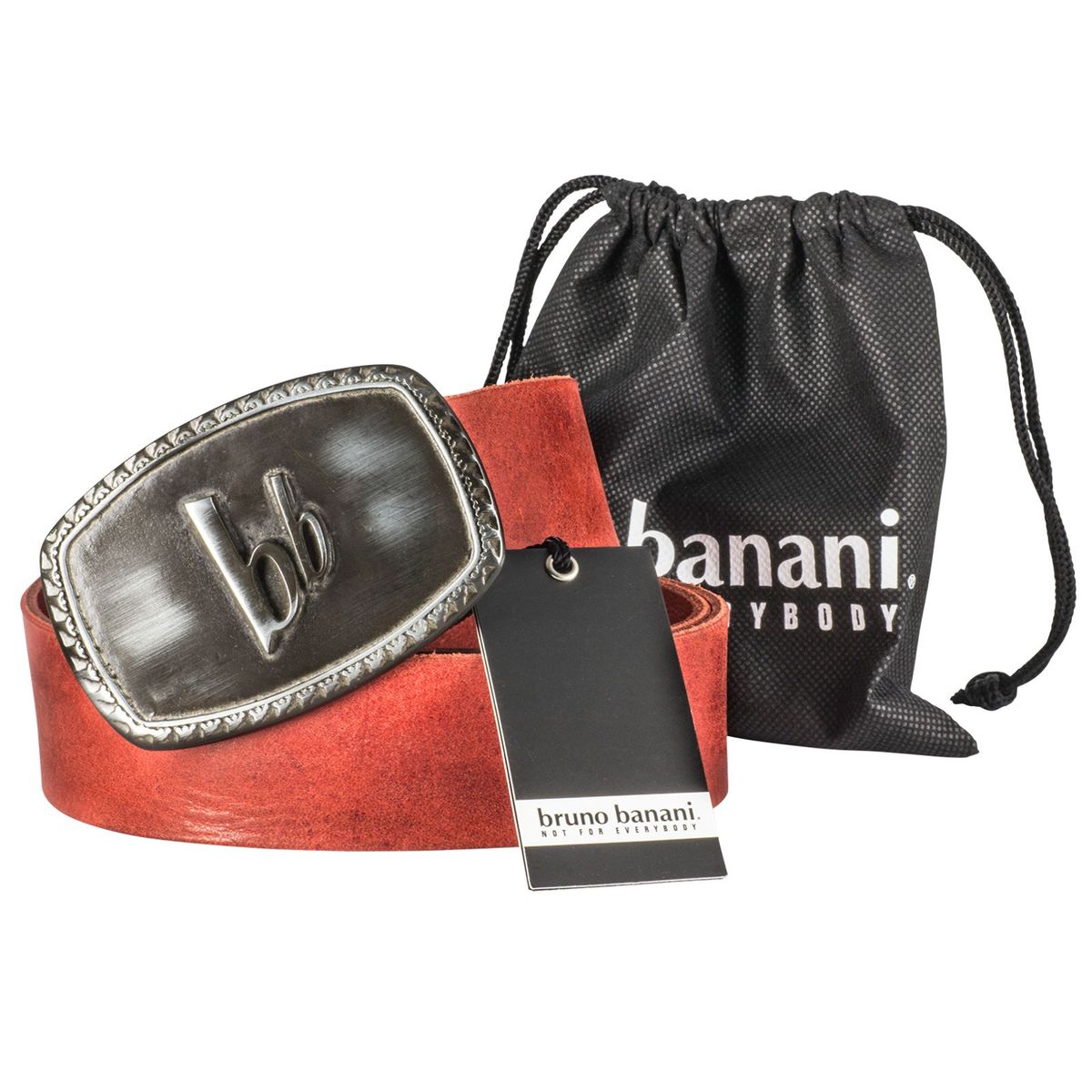  Bruno Banani Ledergürtel Herren schwarz