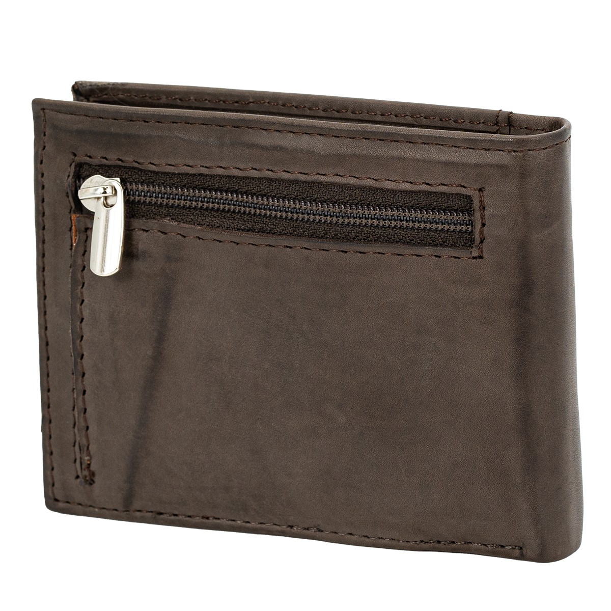 LINDENMANN Herren Leder Portemonnaie braun