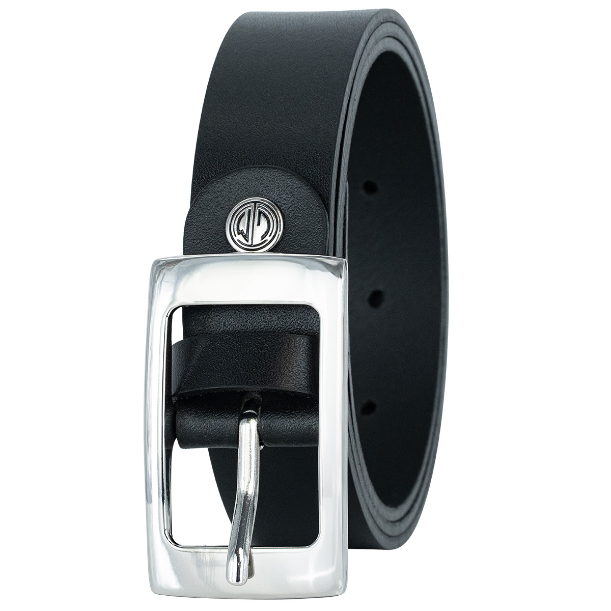 LINDENMANN Rindledergürtel Damen Tiefschwarz