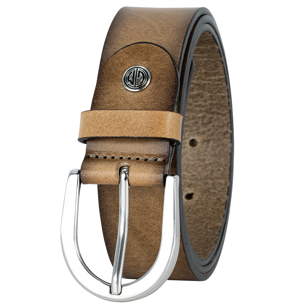 LINDENMANN Rindledergürtel Damen Taupe