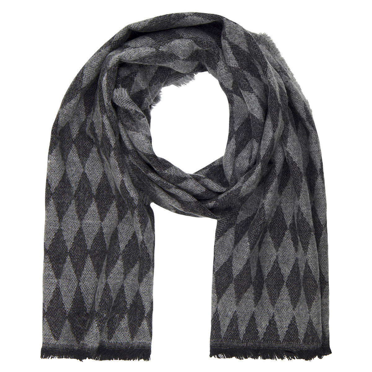 Herren Schal grau