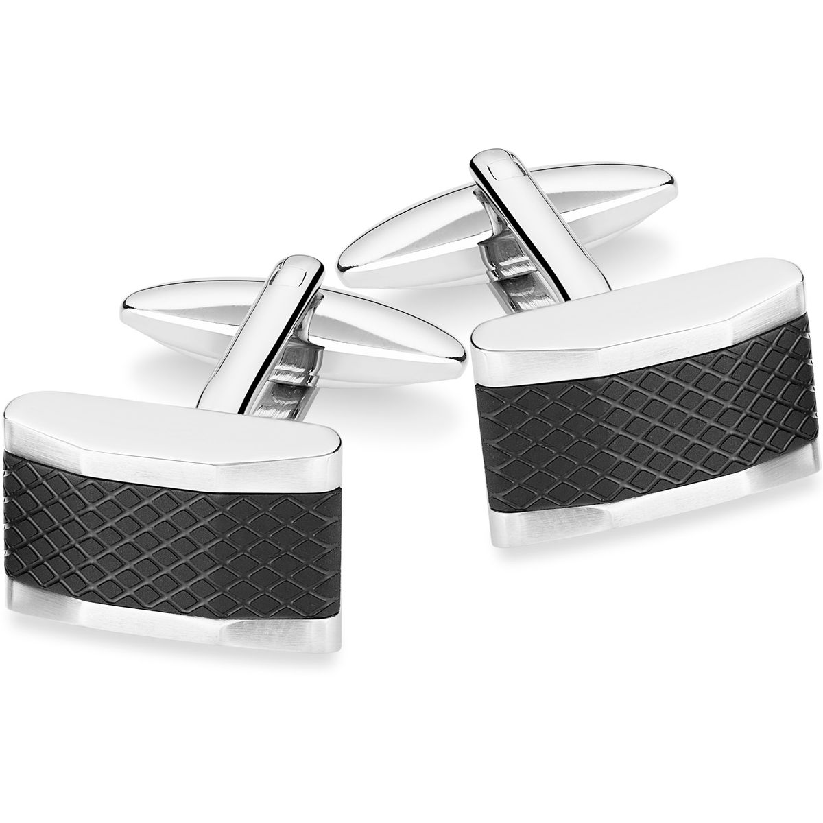 LINDENMANN Manschettenknöpfe Mechanik Silver LINDENMANN Manschettenknöpfe Herren Business Hochzeit