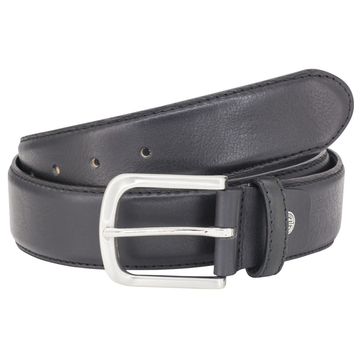 LINDENMANN Ledergürtel Herren, schwarz 40 mm Vollrindleder Jeansgürtel