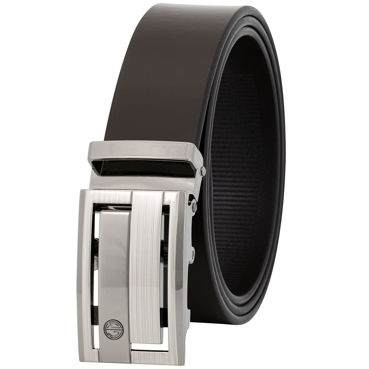 LINDENMANN Ledergürtel Automatikgürtel Herren braun