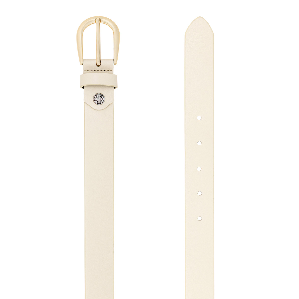 Gürtel, Ledergürtel, Beige, Riemen, Gürtelschnalle, LINDENMANN Damen Vollrindledergürtel aus 100% Echtleder beige