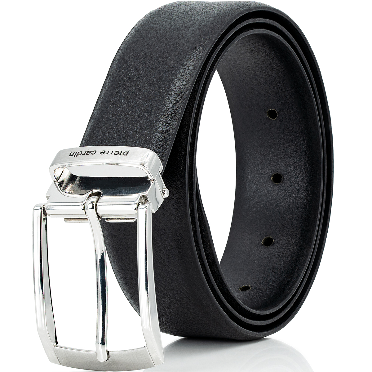 Pierre Cardin Herren Echtledergürtel Herren schwarz