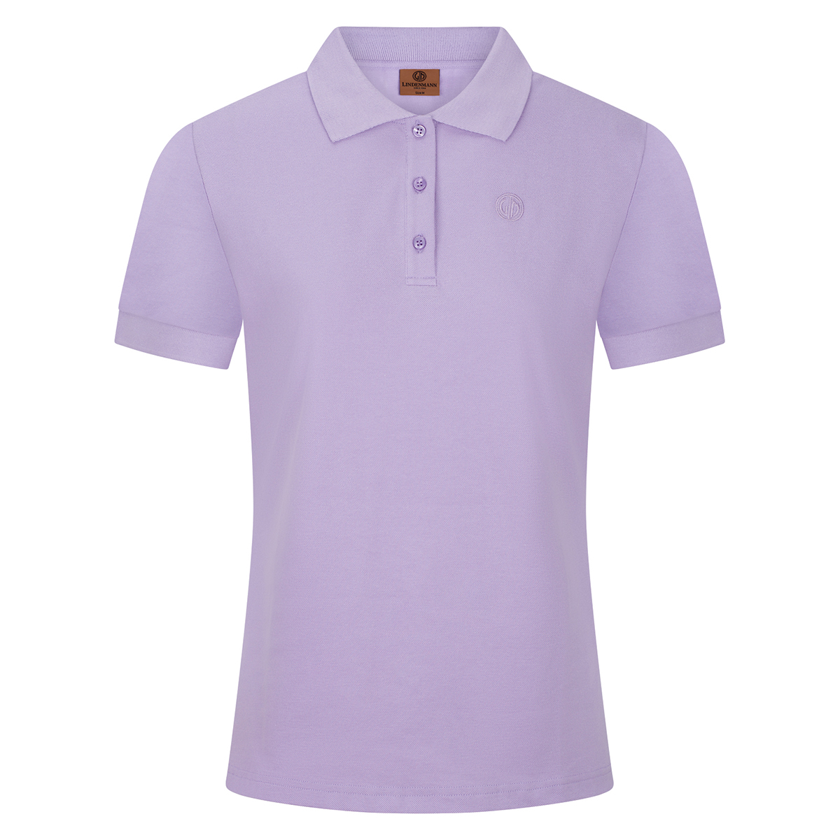LINDENMANN Poloshirt Bio-Baumwolle Damen Violett