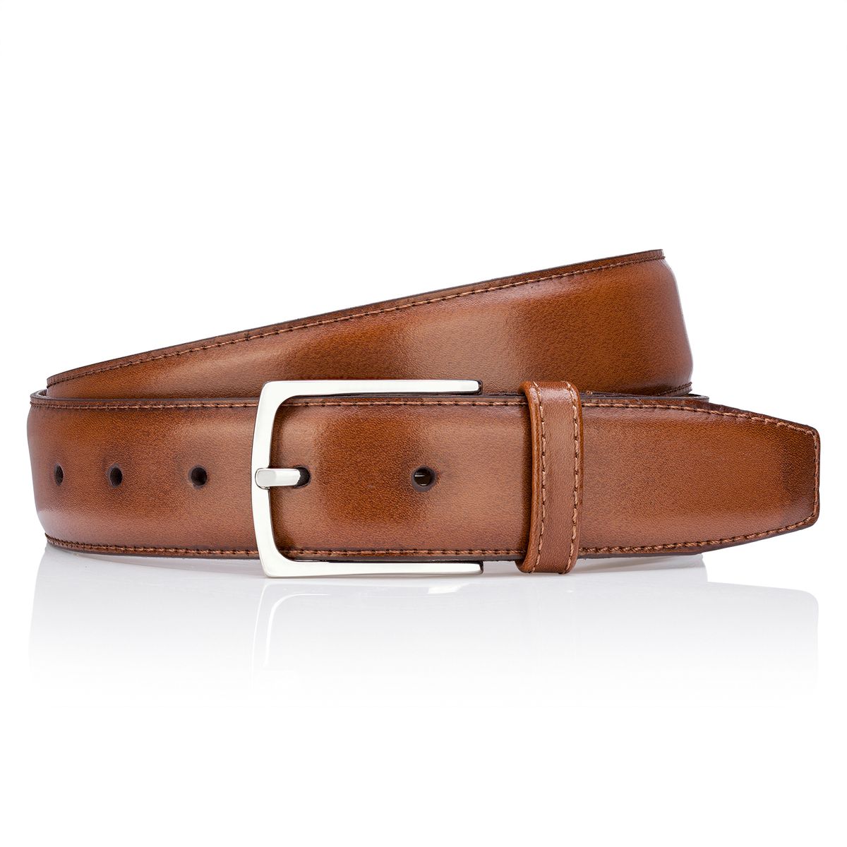 LINDENMANN Herrengürtel Anzug braun
