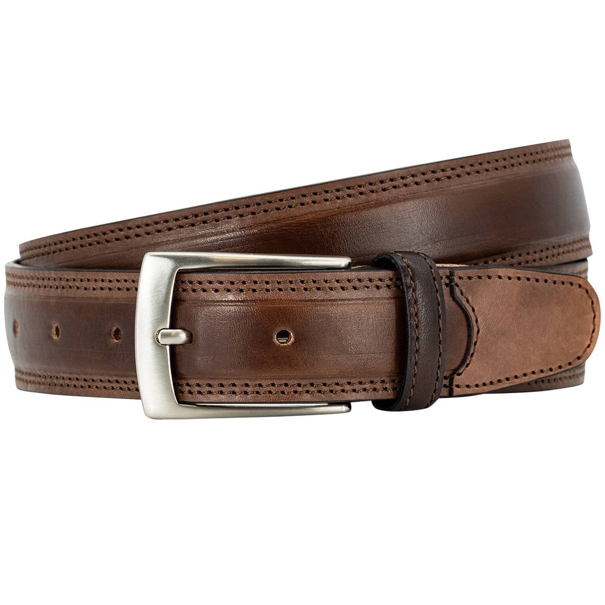 G.CHABROLLE by LINDENMANN Premium-Herren-Leder-Gürtel