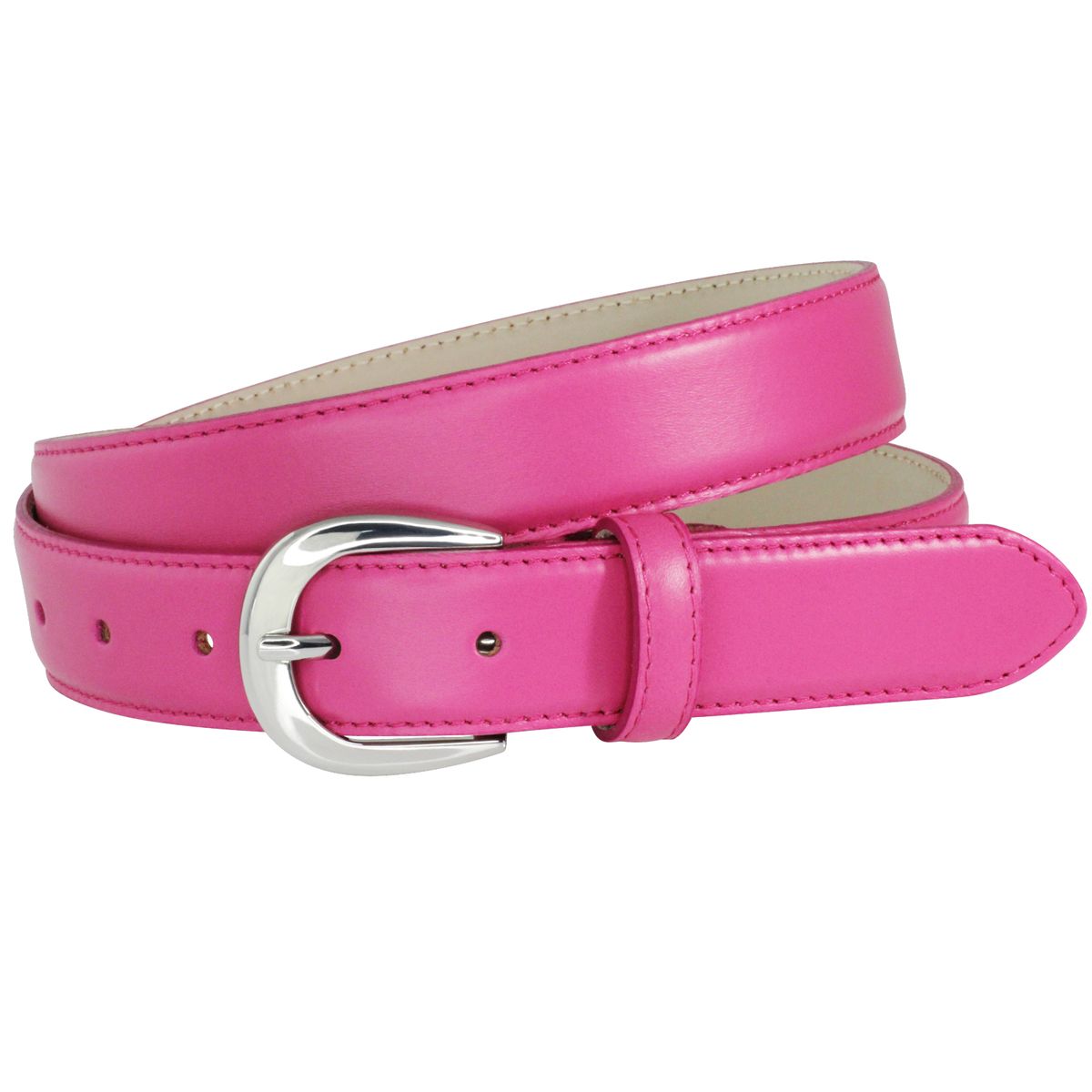 LINDENMANN Ledergürtel Damen 30 mm Nappa-Leder pink