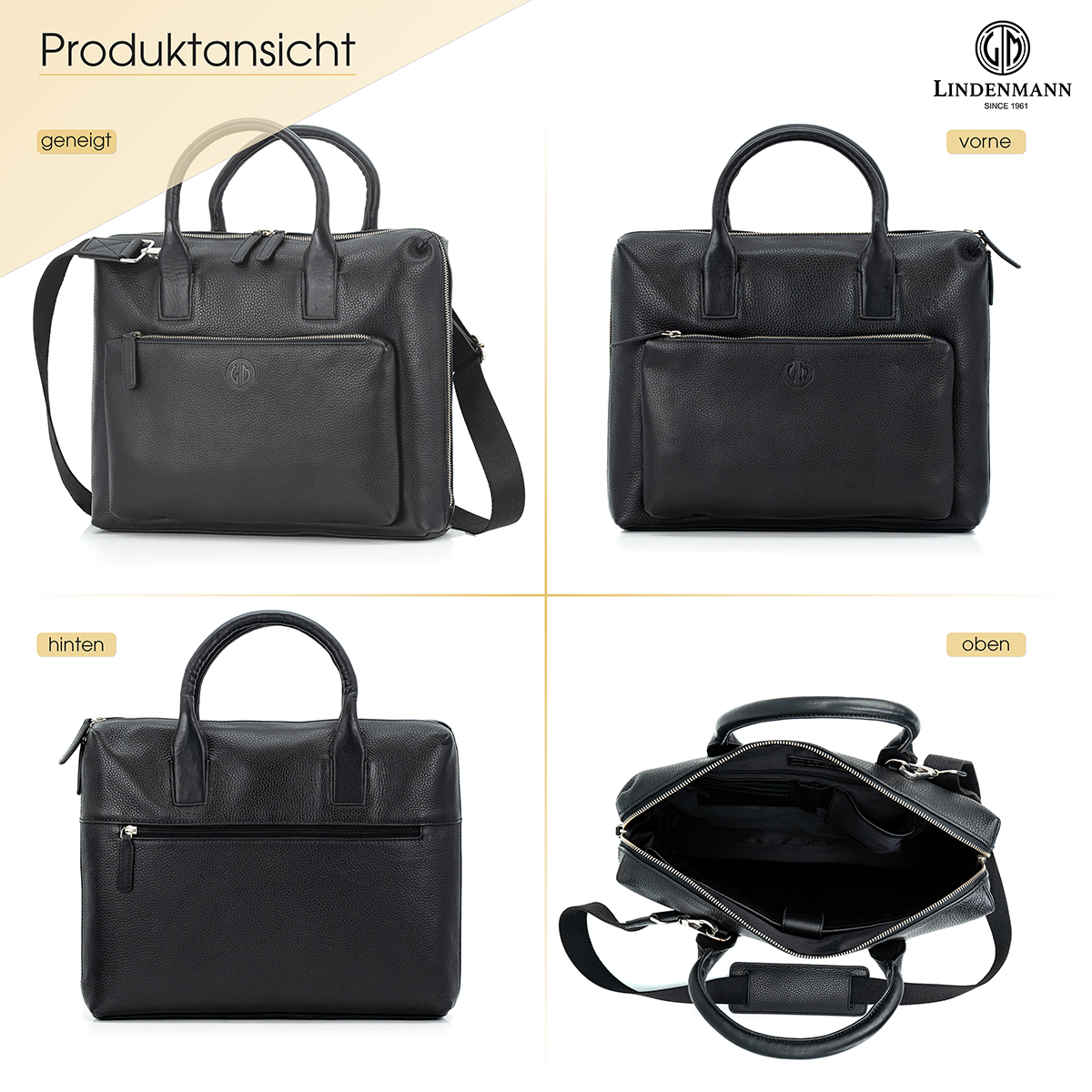 Lindenmann Businesstasche schwarz