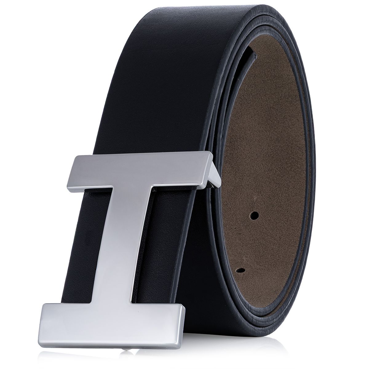 Gürtel, Ledergürtel, schwarz, metallische Schnalle, Breite Gürtel, LINDENMANN Damenkoppelgürtel aus 100% echtem Rindleder schwarz