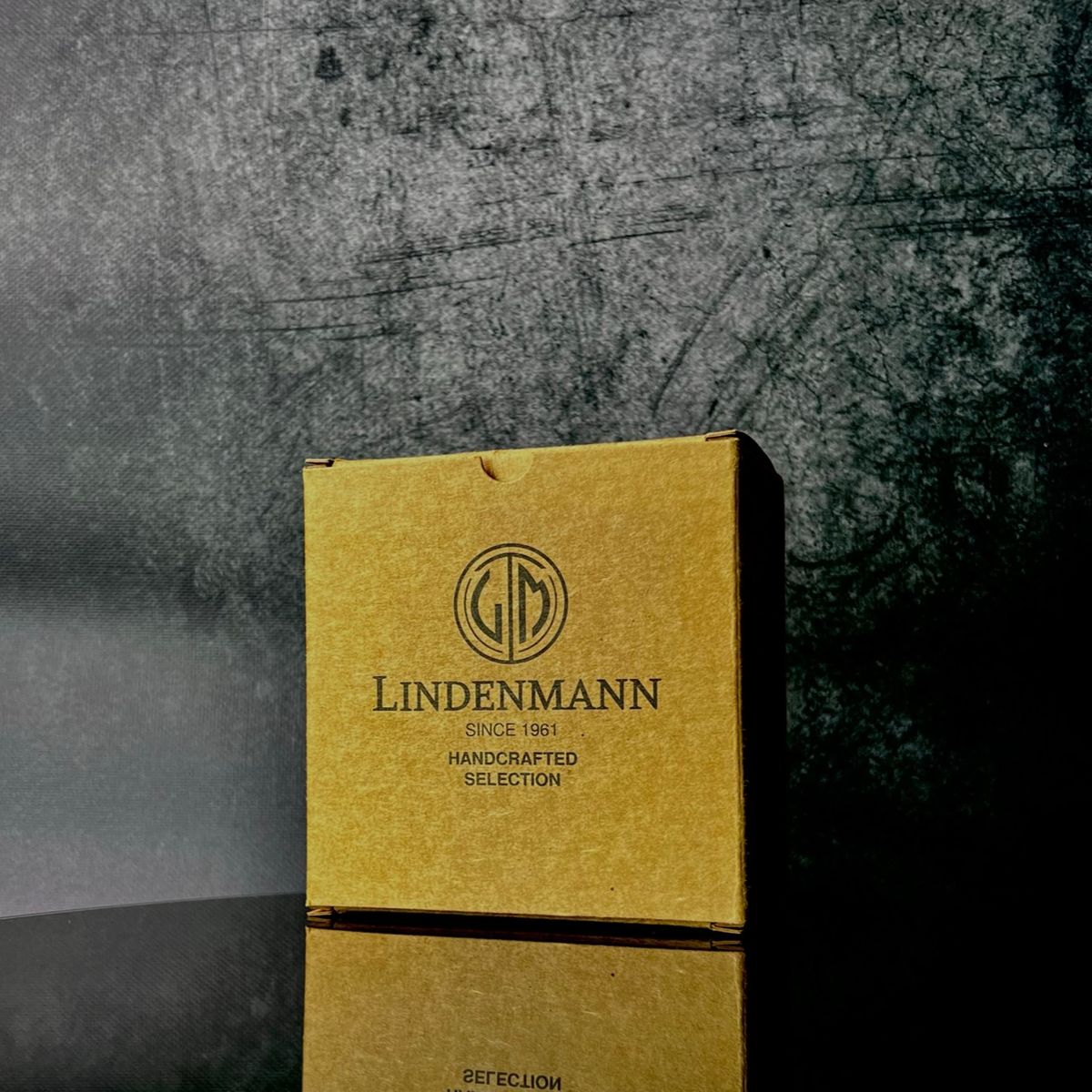 LINDENMANN Ledergürtel Herren handgefertigt cognac