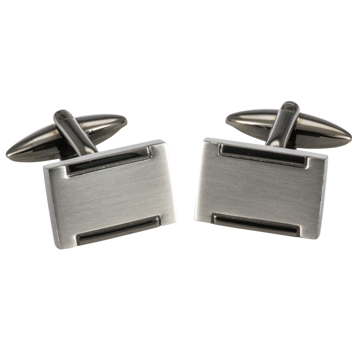 LINDENMANN Manschettenknöpfe Gunmetal LINDENMANN Manschettenknöpfe Herren Business Hochzeit