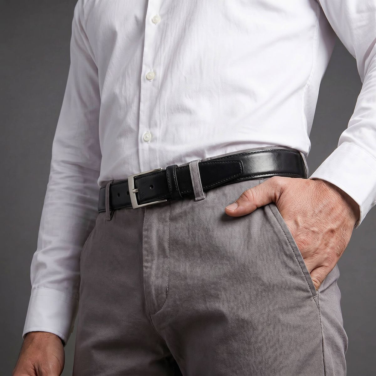 shirt, belt, pants, grau, Tasche,
