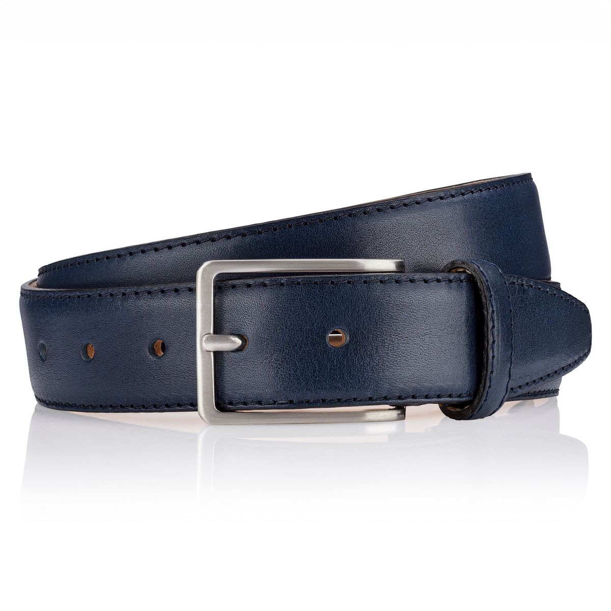 LINDENMANN Anzuggürtel Herren blau