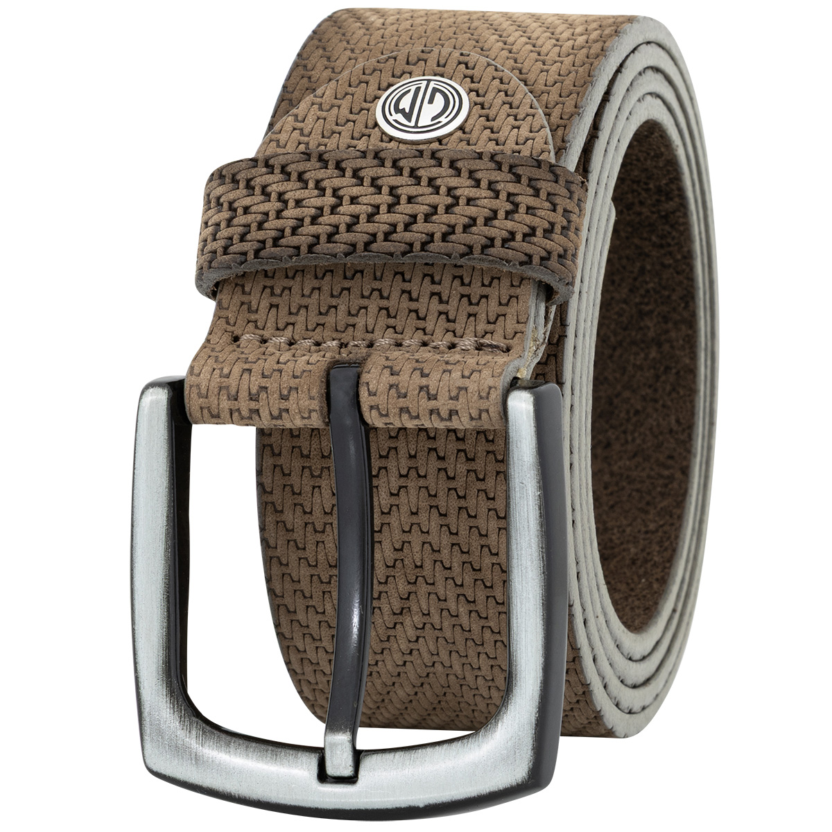 LINDENMANN Vollrindledergürtel Herren Taupe