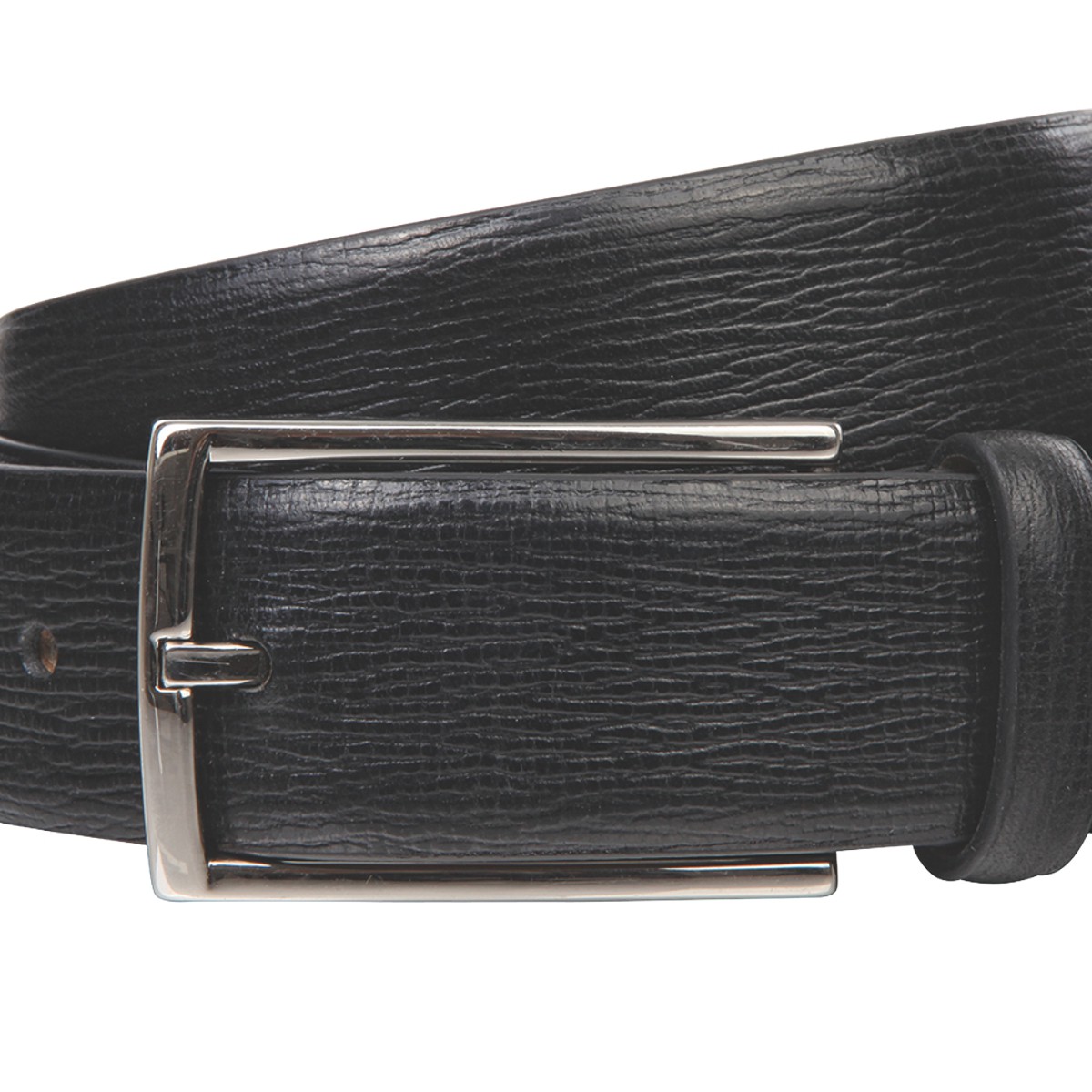 LINDENMANN Premium Handmade Ledergürtel 35 mm breit schwarz