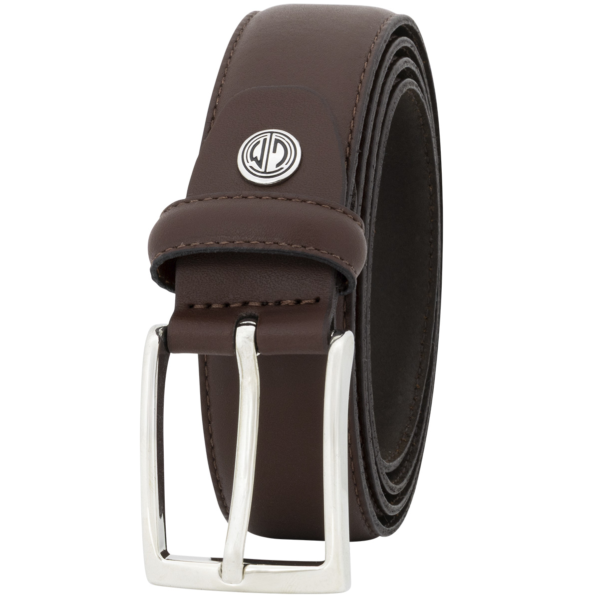 LINDENMANN Herrengürtel aus 100% Vollrindleder mogano
