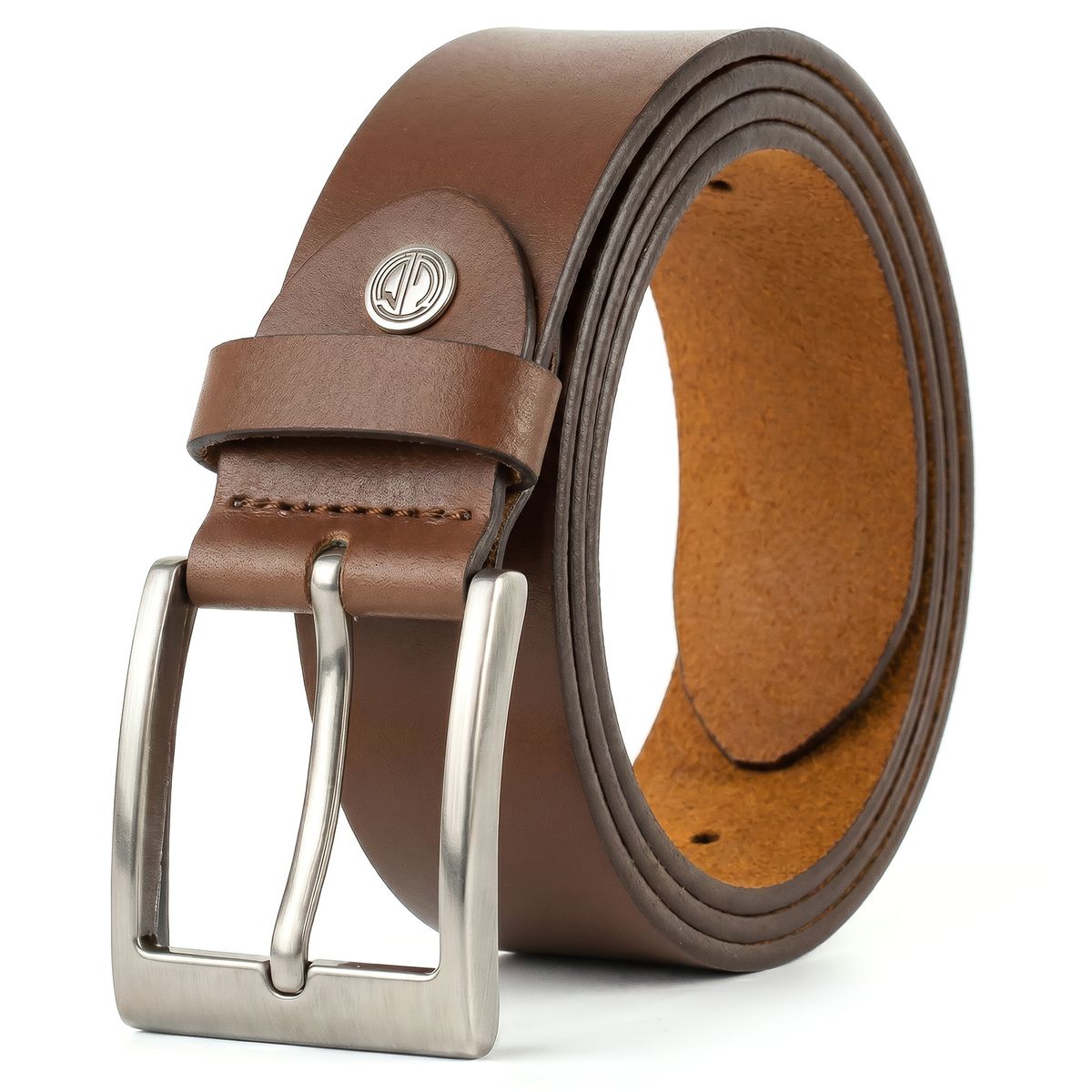 ledergürtel, brauner gürtel, metallschnalle, breite gürtel, westenstyle gürtel, LINDENMANN Herren Jeansgürtel Echtleder cognac