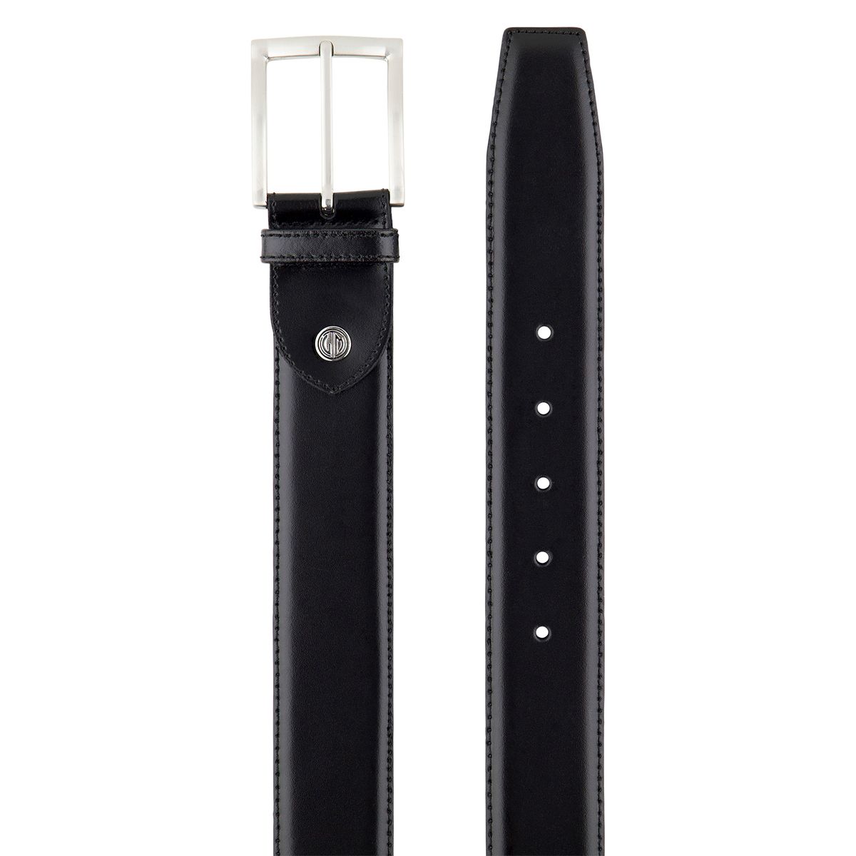 LINDENMANN Herrengürtel Leder schwarz