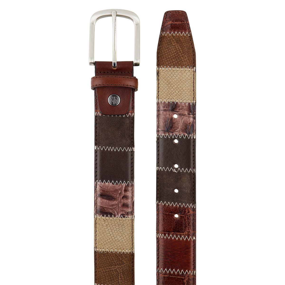 LINDENMANN Herrengürtel Jeans braun