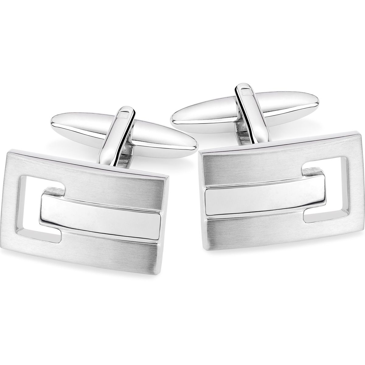 LINDENMANN Manschettenknöpfe Mechanik Silber LINDENMANN Manschettenknöpfe Herren Business Hochzeit